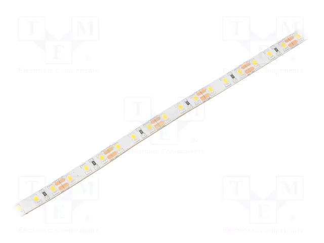 LED tape; white neutral; 2835; LED/m: 96; 8mm; white PCB; IP65 WISVA OPTOELECTRONICS HH-40KOG-2835FWAA
