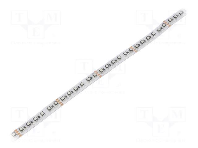 LED tape; RGB; 3535; LED/m: 120; 10mm; white PCB; IP20; 20W/m; 24VDC WISVA OPTOELECTRONICS HH-RGBTI-3535GWN