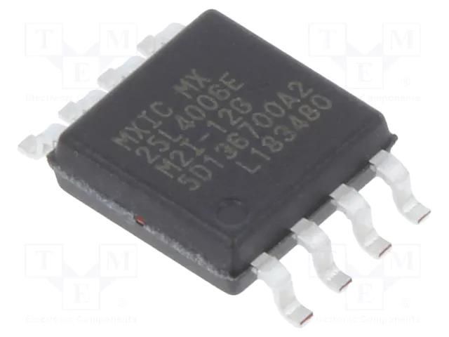 IC: FLASH memory; 4MbFLASH; SPI; 86MHz; 2.7÷3.6V; SOP8; serial MACRONIX INTERNATIONAL MX25L4006EM2I-12G
