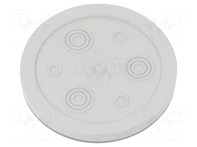 Multigate grommet; light grey; Holes no: 7; -40÷100°C; IP54 TRELLEBORG MGD7-IP54-RAL7035