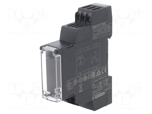 Voltage monitoring relay; for DIN rail mounting; Zelio Control SCHNEIDER ELECTRIC RM17TT00