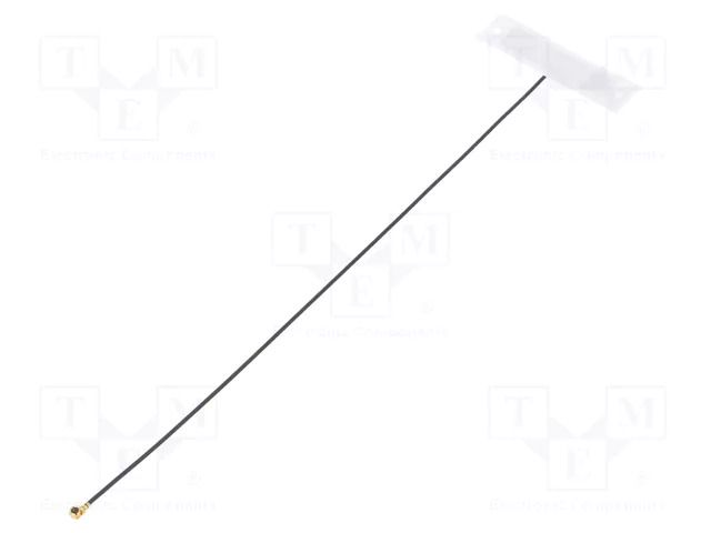 Antenna; Bluetooth,WiFi,ZigBee; 4dBi; linear; for ribbon cable MOLEX 1461530200
