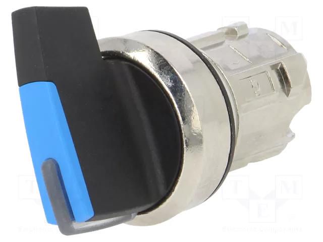 Switch: rotary; 22mm; Stabl.pos: 2; blue; depending on the holder SIEMENS 3SU1052-2CF50-0AA0