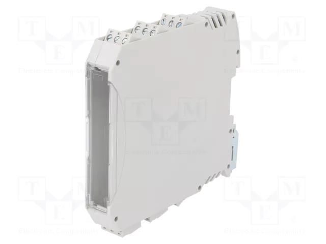Enclosure: for DIN rail mounting; polyamide; grey; UL94V-0 DEGSON ELECTRONICS FMEH-03P-11-07AH