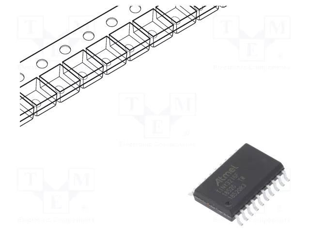 IC: AVR microcontroller; SO20; Ext.inter: 18; Cmp: 1; ATTINY; 1.27mm MICROCHIP TECHNOLOGY ATTINY3216-SFR