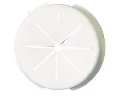 Wallplate Grommet White, For Use With 50-6890 GR1-WH