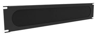 RACK PANEL, STEEL, 2U, BLACK BRP2UBK