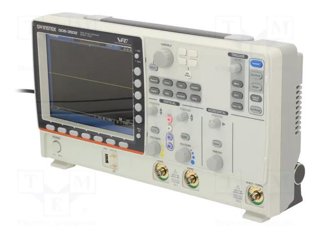 Oscilloscope: digital; Ch: 2; 500MHz; 25kpts/ch; LCD 8"; GDS-3000 GW INSTEK GDS-3502