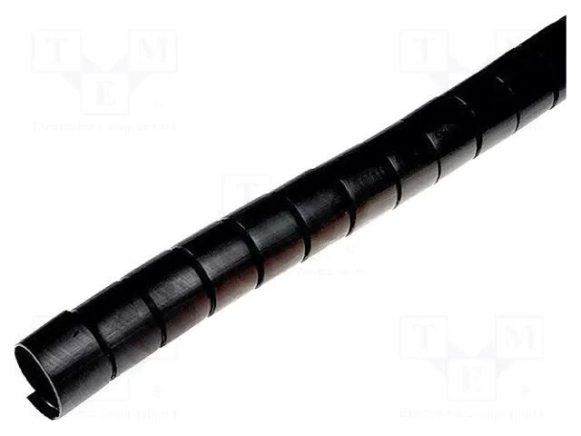 Spiral wrapping; ØBundle : 32mm; polypropylene; black; L: 15m ESSENTRA SHR-32