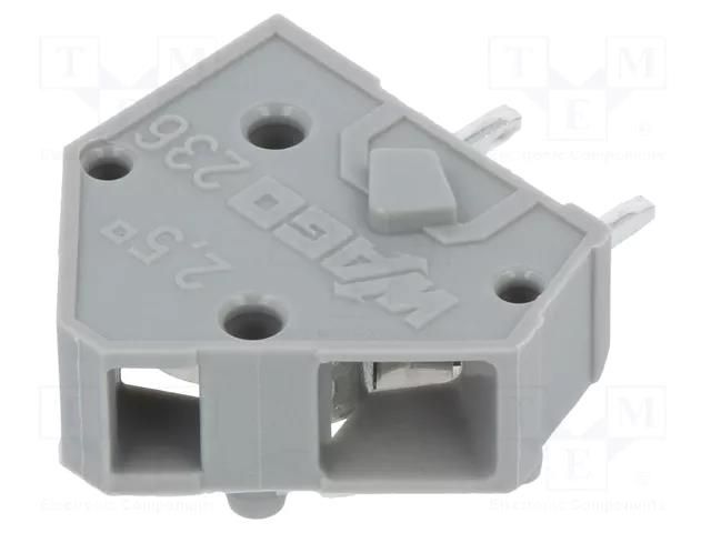Connector: PCB terminal block; terminal; 236; 24A; 250V; on PCBs WAGO 236-401