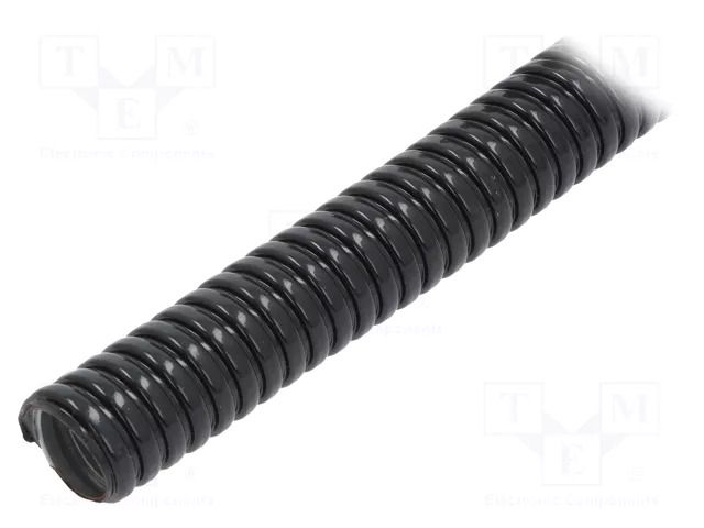 Protective tube; Size: 17; galvanised steel; black; Øint: 13mm ANAMET EUROPE FCE16-25