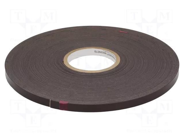 Tape: magnetic; W: 12mm; L: 30m; Thk: 1.55mm; caoutchouc; -40÷71°C 3M 3M-1317-12-30