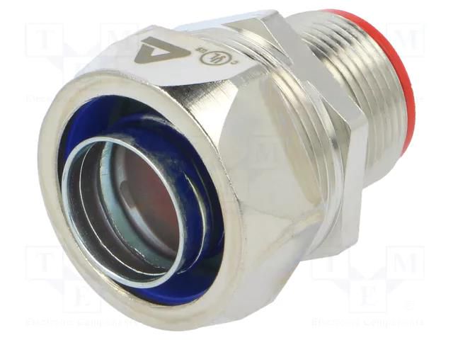 Straight terminal connector; HJ-14,HJ-I-12,TJ-10; brass; IP40 ANAMET EUROPE FIT-THER-3/4-M25