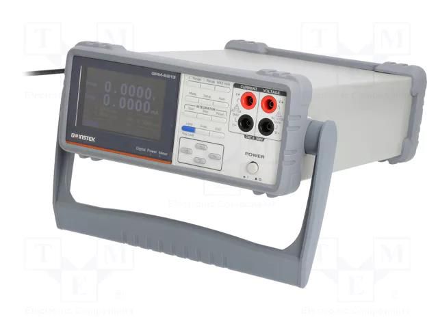 Meter: power; LCD TFT 4"; True RMS; 25A; 700V; 100÷240VAC GW INSTEK GPM-8213G