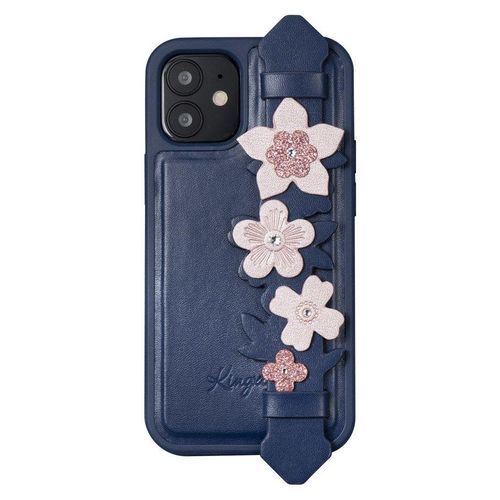 Kingxbar Sweet Series case decorated with original Swarovski crystals iPhone 12 Pro / iPhone 12 blue, Kingxbar 6959003590244 6959003590244