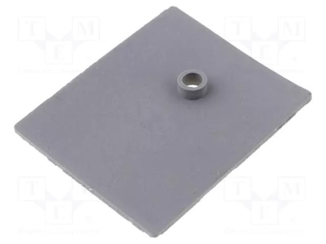 Heat transfer pad: silicone; SOT93,TOP3; 0.4K/W; L: 24mm; W: 20mm NINIGI SMICA-SOT93-2