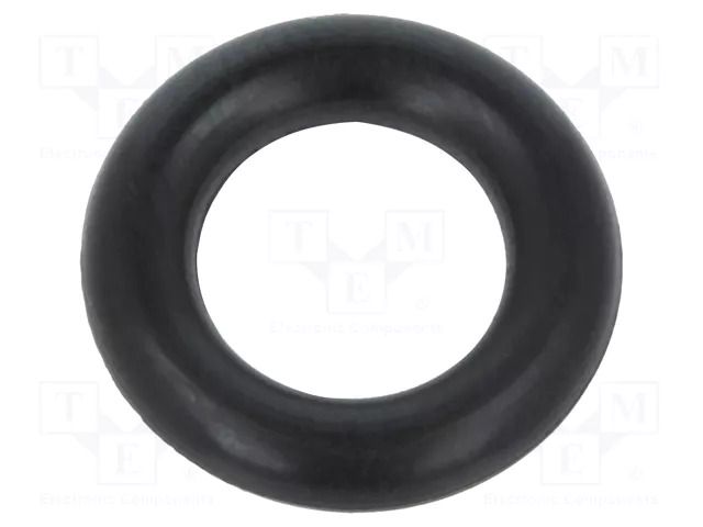 O-ring gasket; NBR caoutchouc; Thk: 3mm; Øint: 8mm; black ORING USZCZELNIENIA TECHNICZNE O-8X3-70-NBR
