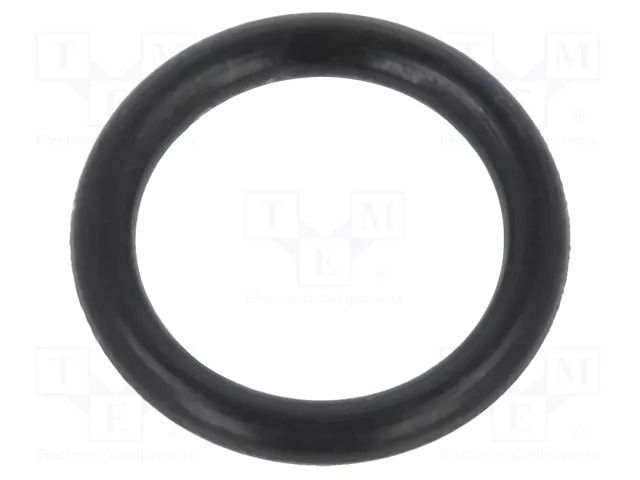 O-ring gasket; NBR caoutchouc; Thk: 1.5mm; Øint: 8mm; black ORING USZCZELNIENIA TECHNICZNE O-8X1.5-70-NBR