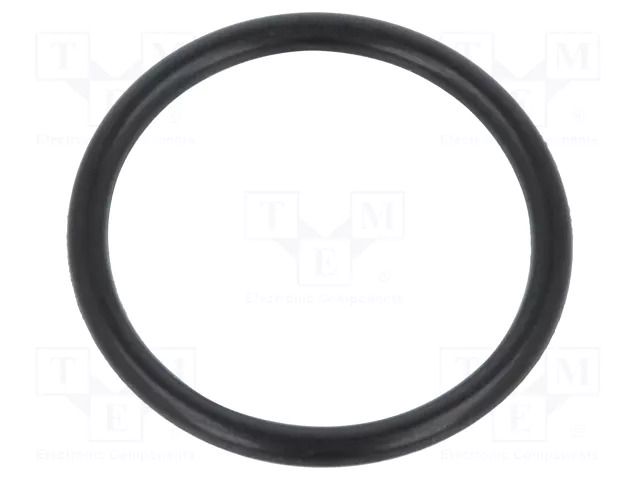 O-ring gasket; NBR caoutchouc; Thk: 2.5mm; Øint: 25mm; black ORING USZCZELNIENIA TECHNICZNE O-25X2.5-70-NBR