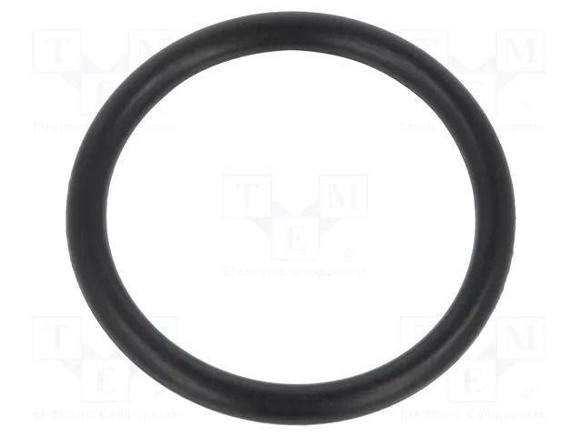 O-ring gasket; NBR caoutchouc; Thk: 2mm; Øint: 18mm; black ORING USZCZELNIENIA TECHNICZNE O-18X2-70-NBR