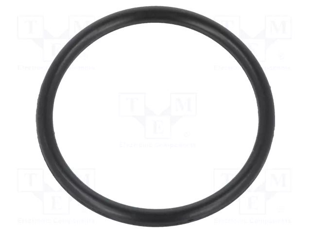 O-ring gasket; NBR caoutchouc; Thk: 1.5mm; Øint: 18mm; black ORING USZCZELNIENIA TECHNICZNE O-18X1.5-70-NBR