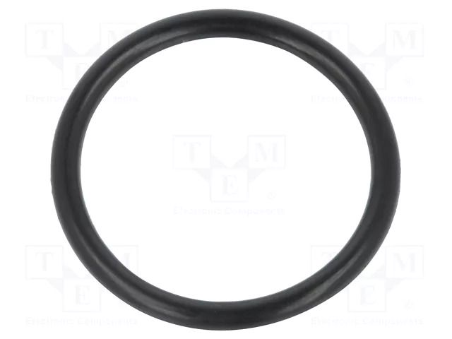 O-ring gasket; NBR caoutchouc; Thk: 2mm; Øint: 10mm; black ORING USZCZELNIENIA TECHNICZNE O-10X2-70-NBR