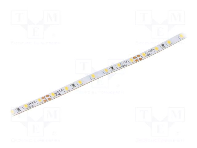 LED tape; white cold; 2216; LED/m: 140; 3.5mm; white PCB; IP20 WISVA OPTOELECTRONICS HH-50KUA-2216GWNB