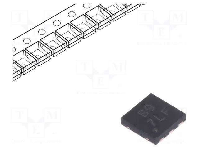 IC: driver; current regulator,LED driver; U-DFN3030-6; 150mA DIODES INCORPORATED AL5812FF-7