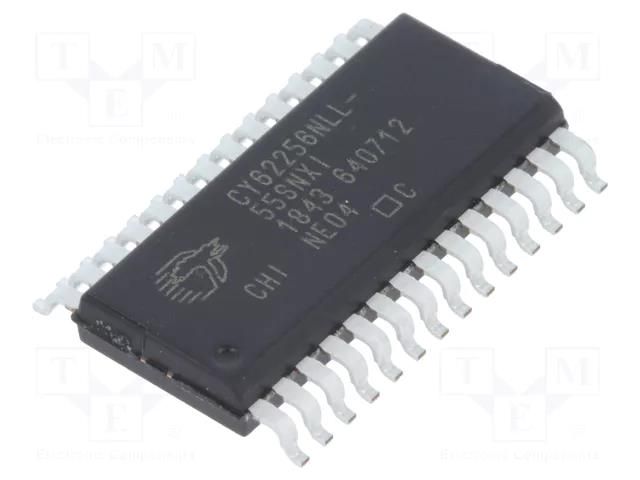 IC: SRAM memory; 256kbSRAM; 32kx8bit; 4.5÷5.5V; 55ns; SO28 INFINEON (CYPRESS) CY62256NLL-55SNXI