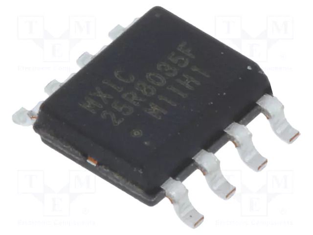 IC: FLASH memory; 8MbFLASH; 108MHz; 1.65÷3.6V; SOP8; serial MACRONIX INTERNATIONAL MX25R8035FM1IH1