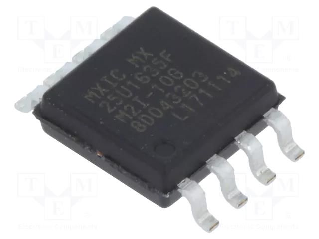 IC: FLASH memory; 16MbFLASH; 104MHz; 1.65÷2V; SOP8; serial MACRONIX INTERNATIONAL MX25U1635FM2I-10G