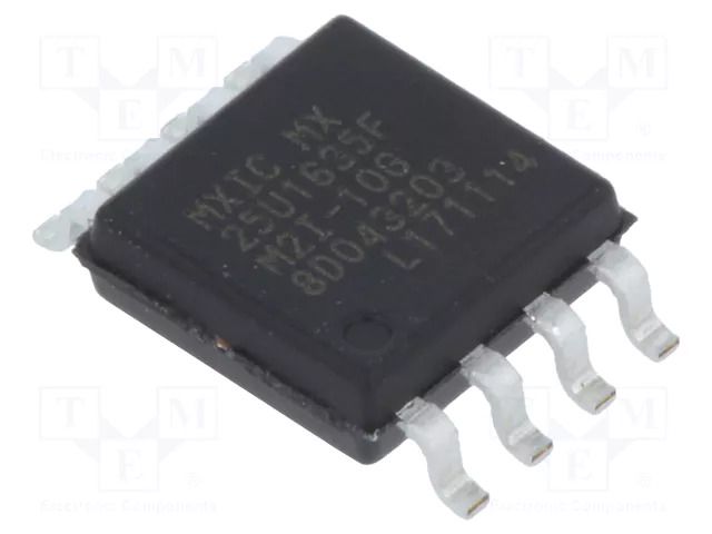 IC: FLASH memory; 16MbFLASH; 104MHz; 1.65÷2V; SOP8; serial MACRONIX INTERNATIONAL MX25U1635FM2I-10G