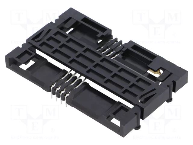 Connector: for cards; Smart Card; THT; gold-plated ATTEND 116B-DBC0-01