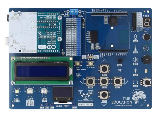 Dev.kit: education Arduino; LCD,OLED; 2x16 characters TRANSFER MULTISORT ELEKTRONIK TME-EDU-ARD-2