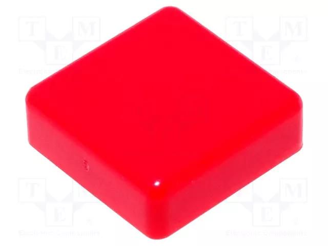 Button; square; red; 12x12mm NINIGI TACT-2BSRD