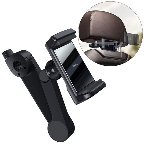 Baseus car headrest phone holder with built-in 15 W Qi wireless charger black (WXHZ-01), Baseus 6953156224230 6953156224230