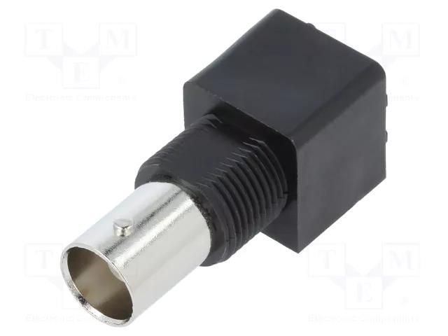 connector BNC Ins R/A PCB Skt 75Ohm Black TE Connectivity 1-1634622-0