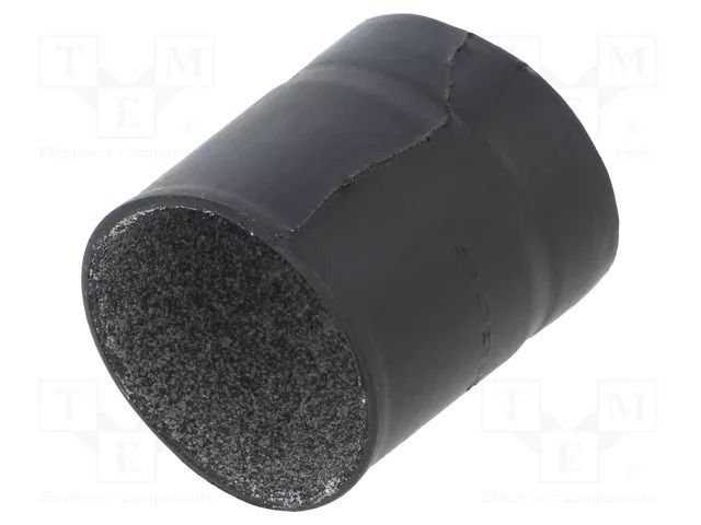 Heat shrink boot; straight,glued; 17mm; L: 39mm; black; -75÷175°C TE Connectivity 202K111-25/225-0