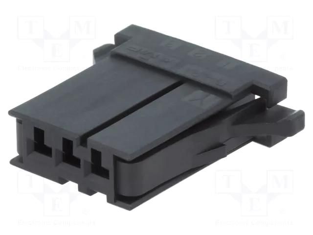 Connector: wire-board; plug; female; Dynamic D-3100S; PIN: 3; 12A TE Connectivity 2-178288-3