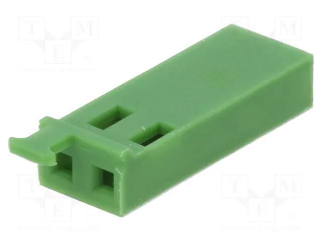 Connector: pin strips; plug; female; PIN: 2; AMPMODU MOD IV; 2.54mm TE Connectivity 925369-2