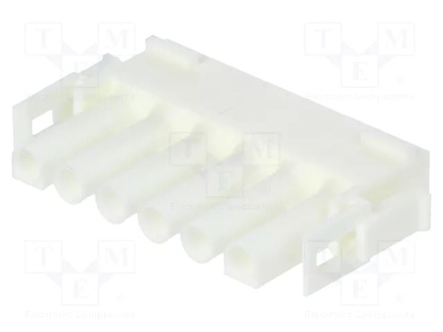 Connector: wire-wire/PCB; plug; male/female; PIN: 6; 600V; 6.35mm TE Connectivity 926300-3