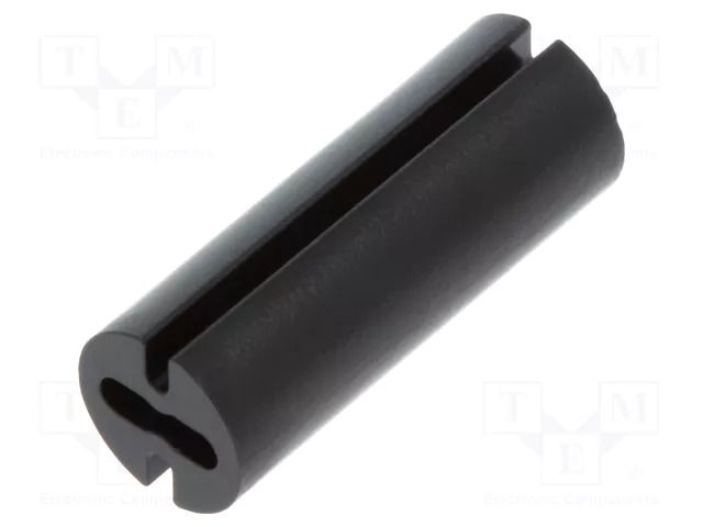 Spacer sleeve; LED; Øout: 4.8mm; ØLED: 3mm; L: 13mm; black; UL94V-0 DREMEC DR8GE04V80381