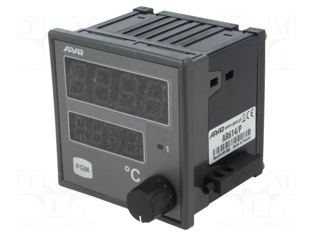 Module: regulator; temperature; relay; panel; OUT 1: 250VAC/8A APAR AR614/P