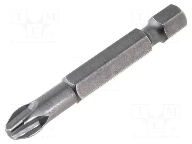 Screwdriver bit; Phillips; PH3; 1/4"; Overall len: 50mm; TORSION WERA WERA.851/4TZ/3