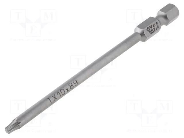 Screwdriver bit; Torx®; TX10; Overall len: 89mm WERA WERA.867/410/89