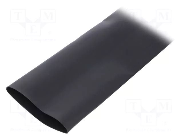 Heat shrink sleeve; glued; 4: 1; 52mm; L: 1.2m; black; polyolefine TE Connectivity ATUM-52/13-0-STK