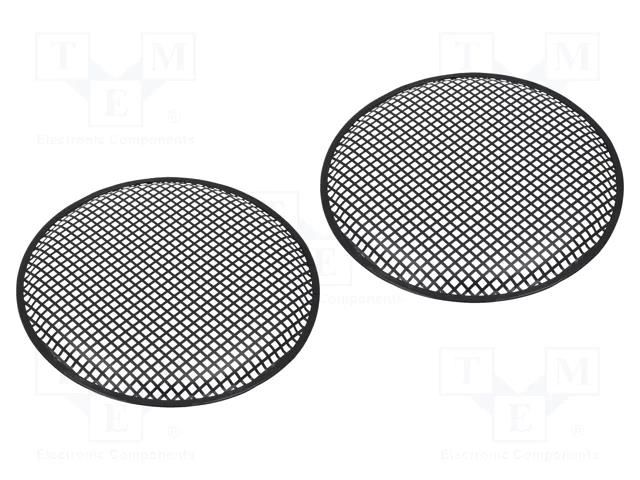 Loudspeaker grille; 15"; 2pcs. 4CARMEDIA GRILL1150-BK