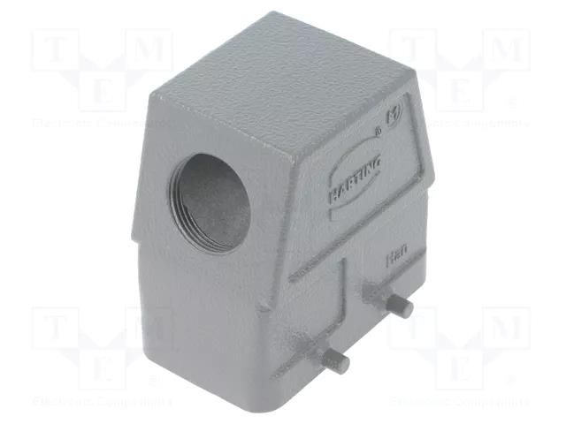 Enclosure: for HDC connectors; Han® B; size 10B; for cable; high HARTING 19300100526