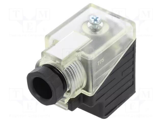 Connector: valve connector; plug; form A; 18mm; female; PIN: 4; 24V MURRELEKTRONIK 7000-29441-0000000