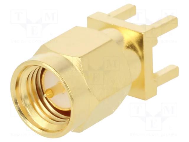 Connector: SMA; plug; male; straight; 50Ω; THT; for cable; PTFE AMPHENOL RF 901-9895-RFX